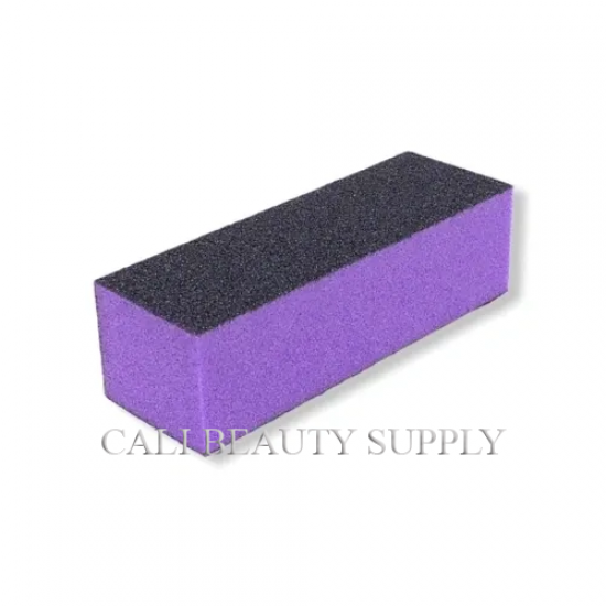Nagel Buffer 3-seitig, Lila/Schwarz