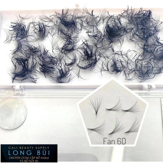 Mi Fan Sẵn 6D cong C , D 8-16mm 1200 fan/hộp