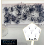 Mi Fan Sẵn 8D cong C , D 8-16mm 1200 fan/hộp