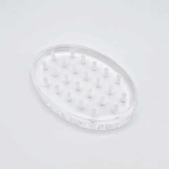 Nagelbohrer Halter Oval aus Acryl, 24 Löcher